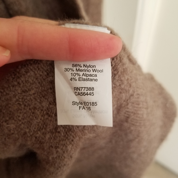 Madewell heather root Ryder long open cardigan xs - Picture 7 of 7